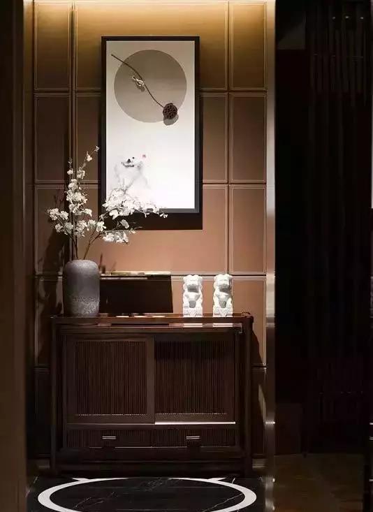 新中風格玄關鞋柜什么顏色好看？